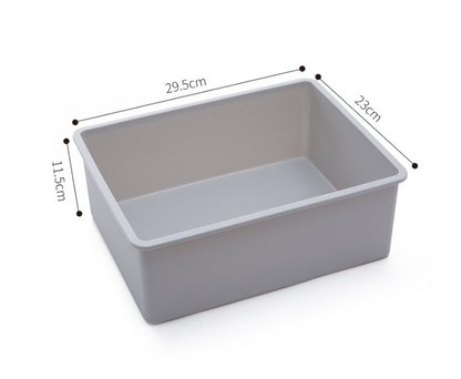 Creative multi-grid household plastic covered underwear drawer finishing box bra underwear socks storage finishing box