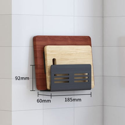 Nordic minimalist kitchen shelf