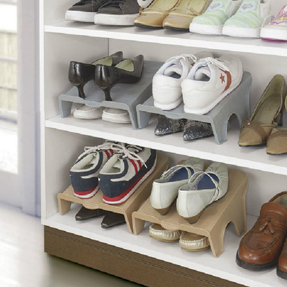 Double three-dimensional shoe storage rack