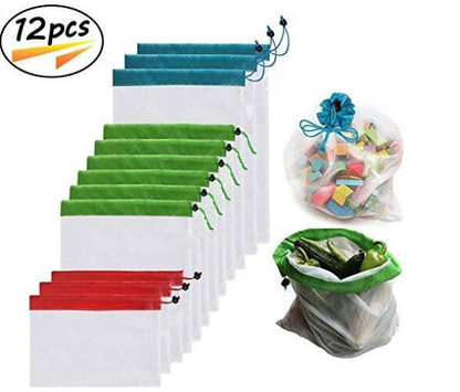 Fruit and vegetable multi-functional splicing beam mouth mesh bag suit combination