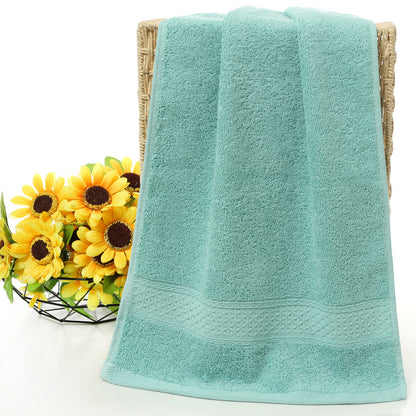 Pure cotton plain towel bath towel