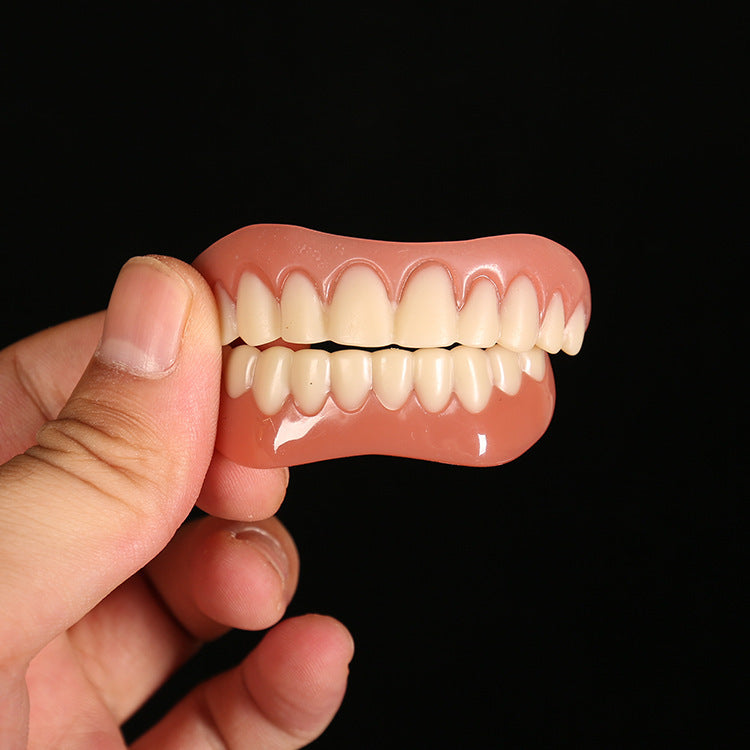 Upper and Lower Teeth Silicone Artificial Teeth Braces