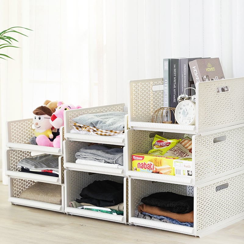 Drawer Type Space-saving Wardrobe Dormitory Rack