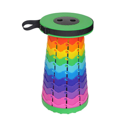 Portable Travel Folding Retractable Rainbow Stool