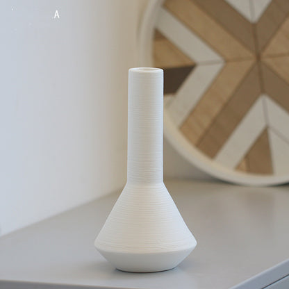 Ceramic Vase Brushed Nordic Modern Minimalist