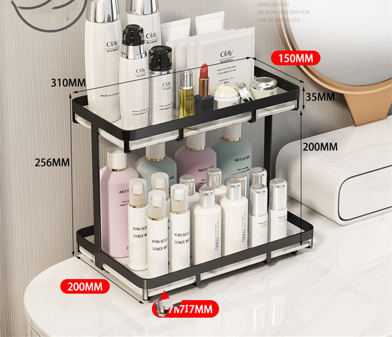 Light Luxury Bathroom Shelf