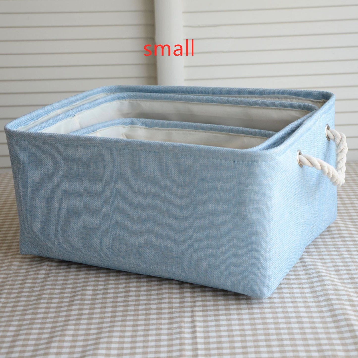 Nordic Japanese fabric storage basket