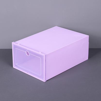 Flip Thickened Transparent Plastic Shoe Box