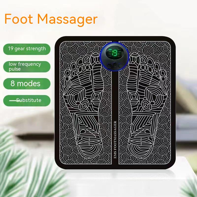 EMS Foot Massager Pad Portable Electric Muscle Stimulation Massage Mat Improve Blood Circulation Relief Pain Relax Feet