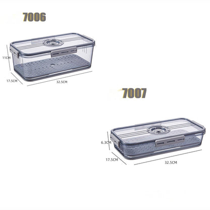 Refrigerator Storage Box Transparent Food Grade PET Plastic Storage Box