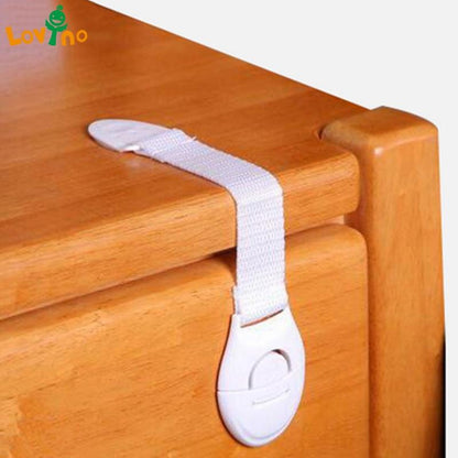 Cloth Belt Multifunctional Lock Anti-Pinching Baby Protection Refrigerator Lock