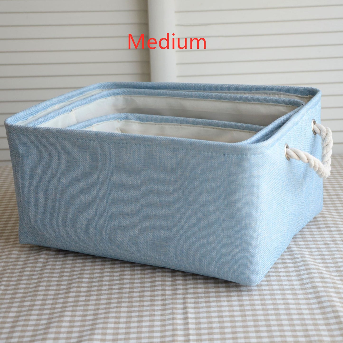 Nordic Japanese fabric storage basket