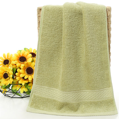 Pure cotton plain towel bath towel