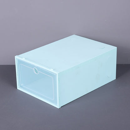 Flip Thickened Transparent Plastic Shoe Box