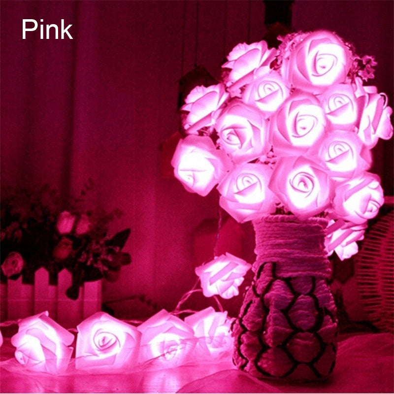 Lights Battery Powered Romantic Floral Lamp Wedding Valentines Day