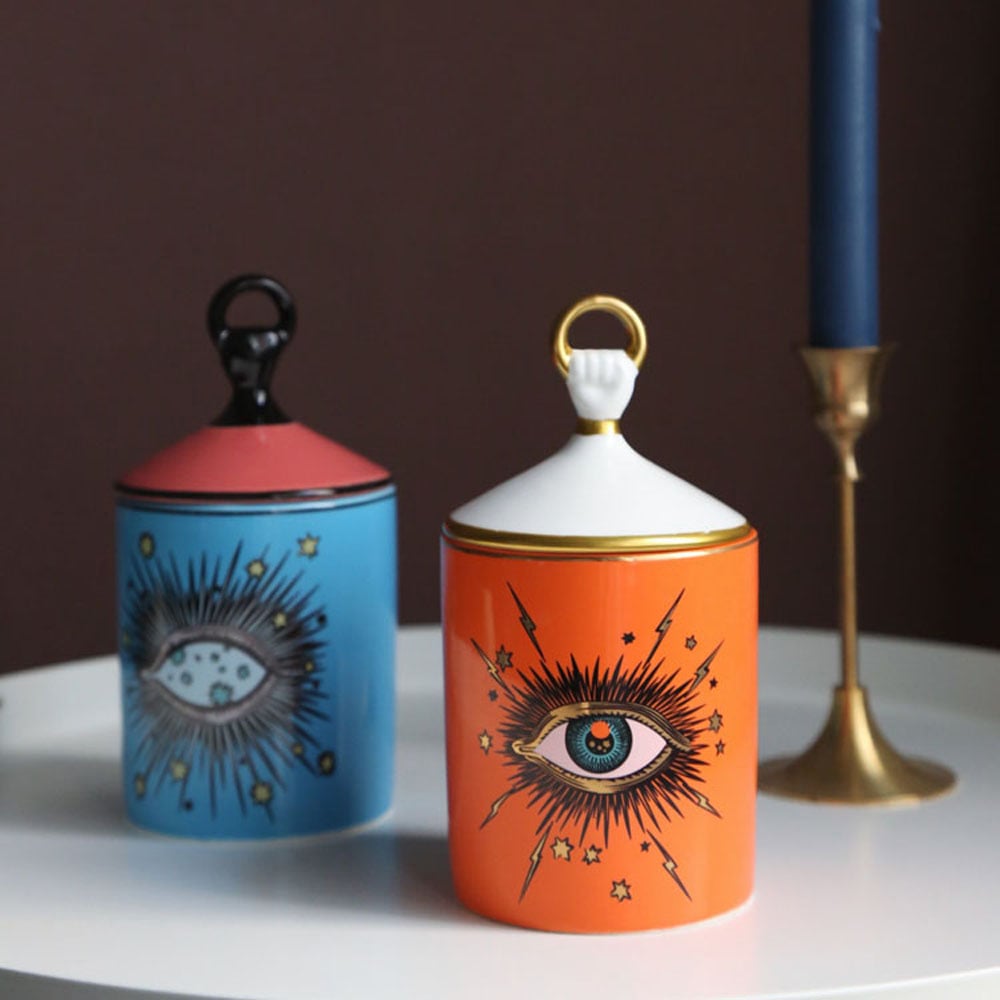 Big Eyes Aromatherapy Candle Holder Candle Cup Candle Jar Storage