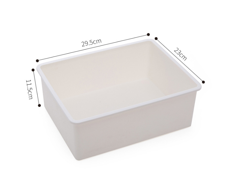 Creative multi-grid household plastic covered underwear drawer finishing box bra underwear socks storage finishing box