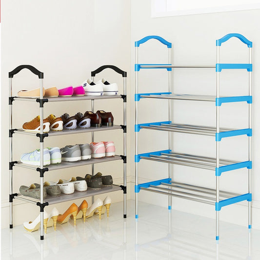 Canvas standing shoe rack shoes