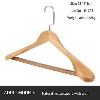 Solid Wood Hangers, Clothing Stores, Hotels, High-end Wooden