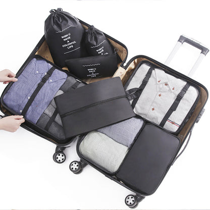 Eight-piece Waterproof Travel Storage Bag