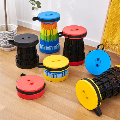 Portable Travel Folding Retractable Rainbow Stool