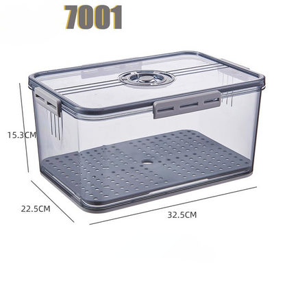 Refrigerator Storage Box Transparent Food Grade PET Plastic Storage Box