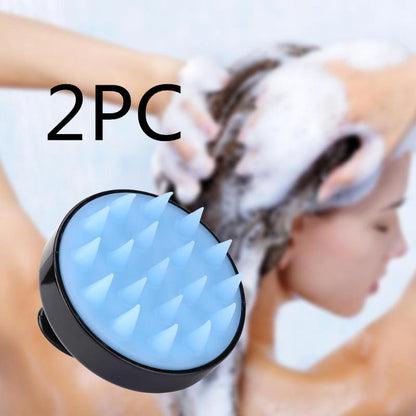 Silicone Brush To Clean The Scalp And Massage The Blood Meridians