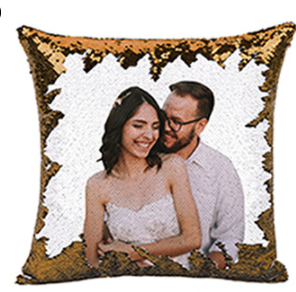 Magic Sequined Custom Gift Pillow