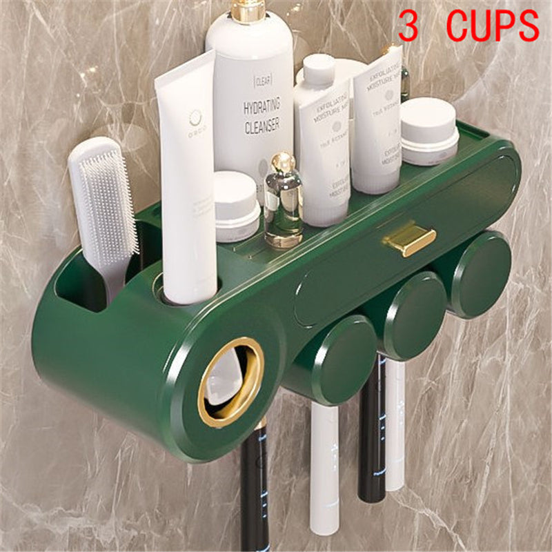 Household Bathroom Automatic Toothpaste Dispenser Toilet