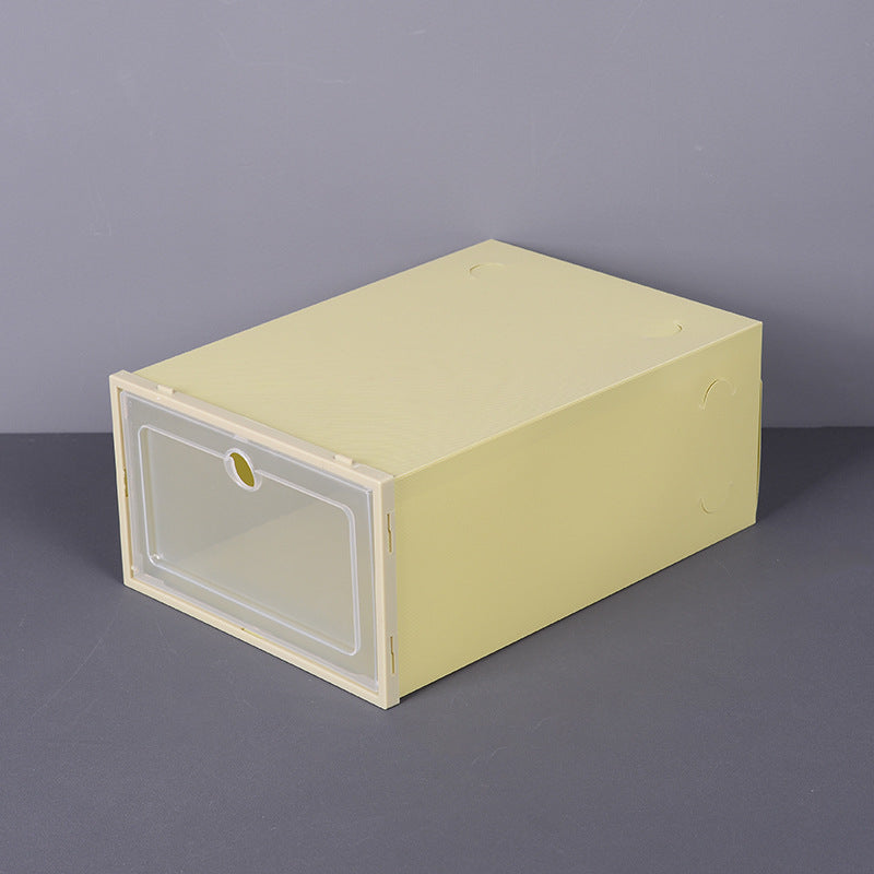 Flip Thickened Transparent Plastic Shoe Box