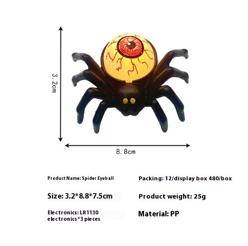 Halloween Festival Atmosphere Creative Halloween Spider Candlestick Ornaments