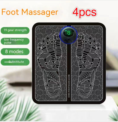 EMS Foot Massager Pad Portable Electric Muscle Stimulation Massage Mat Improve Blood Circulation Relief Pain Relax Feet