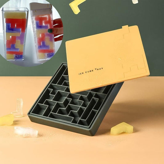 Ice Cube Maker Ice Cube Tray Labyrinth Silicone Mold Ice Maker Machine Bartending Ice Cubes Ice Tray Ice Mold